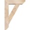 Ekena Millwork Traditional Slat Smooth Bracket w/ Offset Brace, Douglas Fir, 5 1/2"W x 18"D x 26"H BKT0604X18X26TRA06SDF - alternate 3